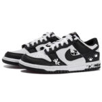 [Custom Mozhu Panda]  Dunk Skateboarding Shoes Women's Low-top Black/white - Image 2