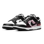 [Custom happy Yonghen]  Dunk Skateboarding Shoes Women's Low-top White/black - Image 2