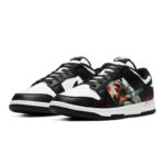 [Custom American]  Dunk Skateboarding Shoes Women's Low-top White/black - Image 2