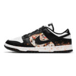 [Custom Neon City]  Dunk Skateboarding Shoes Women's Low-top White/black