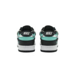 [Custom Women's diamond Tiffany]  Dunk Skateboarding Shoes Women's Low-top Black/Blue - Image 4
