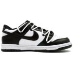 [Custom Bamboo Forest Panda]  Dunk Skateboarding Shoes Women's Low-top White - Image 2