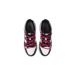 [Custom Female black coal ball solution]  Dunk Skateboarding Shoes Women's Low-top White/pink/black - Image 4