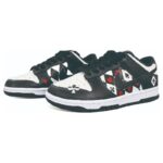 [Custom Card]  Dunk Skateboarding Shoes Women's Low-top Black/Red/White - Image 2
