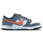 [Custom Devil Pumpkin]  Dunk Skateboarding Shoes Unisex Low-top Grey/black - Image 4