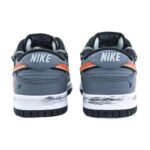 [Custom Devil Pumpkin]  Dunk Skateboarding Shoes Unisex Low-top Grey/black - Image 5