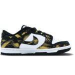[Custom Black Gold Party]  Dunk Skateboarding Shoes Women's - Image 2