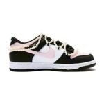 [Custom Bad Princess]  Dunk Skateboarding Shoes Women's Low-top Black/pink/white - Image 2