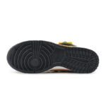 [Custom The female type is greedy for snake green]  Dunk Skateboarding Shoes Women's Low-top Yellow/White - Image 6