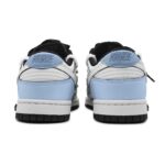 [Custom I am attached to the light blue gift BX]  Dunk Skateboarding Shoes Women's Low-top Black/white - Image 4