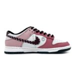 [Custom Playful game powder gray]  Dunk Skateboarding Shoes Women's Low-top White/black - Image 2