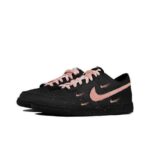 [Custom Irish flower]  Dunk Skateboarding Shoes Women's Low-top Black - Image 2