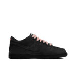 [Custom Smiling eyes]  Dunk Skateboarding Shoes Women's Low-top Black - Image 2