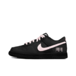 [Custom This second of heart fluttering]  Dunk Skateboarding Shoes Women's Low-top Black