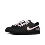 [Custom This second of heart fluttering]  Dunk Skateboarding Shoes Women's Low-top Black - Image 3
