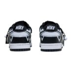 [Custom A woman's heart is like steel]  Dunk Skateboarding Shoes Women's Low-top White - Image 2