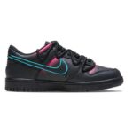 [Custom Female style Starry Night]  Dunk Skateboarding Shoes Women's Low-top Red - Image 2