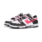 [Custom Women's pink double hooks]  Dunk Skateboarding Shoes Women's - Image 2