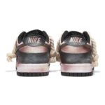 [Custom Rust And Starlight Blackish-Brown]  Dunk Skateboarding Shoes Low-top Unisex Brown/Black - Image 5
