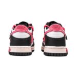[Custom GS Neon Sweetheart]  Dunk Skateboarding Shoes Women's Low-top Black/white/pink - Image 4