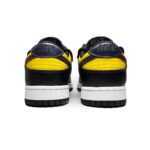 [Custom Female Bruce Lee]  Dunk Skateboarding Shoes Women's Low-top Yellow/black - Image 4