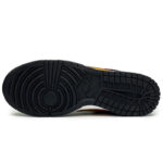 [Custom Female Bruce Lee]  Dunk Skateboarding Shoes Women's Low-top Yellow/black - Image 5