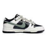 [Custom Women's style by the poolside]  Dunk Skateboarding Shoes Women's Low-top Green/Black/White - Image 2