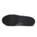 [Custom Snake Skin LOVE]  Dunk Skateboarding Shoes Women's Low-top Grey/black - Image 5