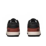 [Custom A woman's passionate love]  Dunk Skateboarding Shoes Women's Low-top Black/Dark Obsidian/Total Orange - Image 4