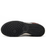 [Custom A woman's passionate love]  Dunk Skateboarding Shoes Women's Low-top Black/Dark Obsidian/Total Orange - Image 5
