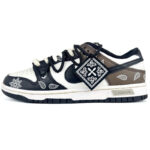 [Custom Black Mocha]  Dunk Skateboarding Shoes Women's Low-top Mocha