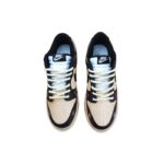 [Custom Mocha Coffee Cashew Flower Girl gs]  Dunk Skateboarding Shoes Women's Low-top Black/brown/burgundy - Image 3
