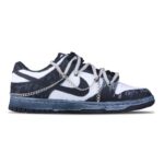 [Custom Female style: Deep and secluded jungle]  Dunk Skateboarding Shoes Women's Low-top White - Image 3