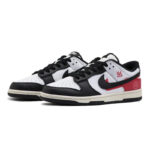 [Custom A woman is extremely wealthy]  Dunk Skateboarding Shoes Women's Low-top Red - Image 3