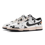 [Custom Female oolong]  Dunk Skateboarding Shoes Women's Low-top Black/white - Image 3