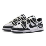 [Custom Female panda flower]  Dunk Skateboarding Shoes Women's - Image 3