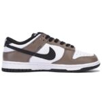 [Custom Women's pure brown bear Cat 6]  Dunk Skateboarding Shoes Women's Low-top White - Image 2