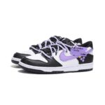 [Custom Black and purple for women]  Dunk Skateboarding Shoes Women's - Image 3