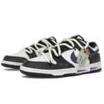 [Custom American black and purple SGS]  Dunk Skateboarding Shoes Women's - Image 3