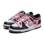 [Custom Dirty pink panda]  Dunk Skateboarding Shoes Women's - Image 3