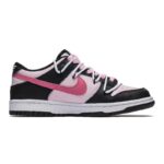 [Custom Strawberry Mafia]  Dunk Skateboarding Shoes Women's Low-top Black/pink - Image 2