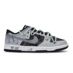 [Custom Mystery Totem]  Dunk Skateboarding Shoes Unisex Low-top Black - Image 2