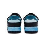 [Custom Peacock Blue]  Dunk Skateboarding Shoes Unisex Low-top Black - Image 4