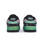 [Custom Female Ghost]  Dunk Skateboarding Shoes Women's Low-top Black/pink - Image 5