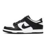 [Custom A cool shark]  Dunk Skateboarding Shoes Unisex Low-top Black/white - Image 5
