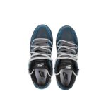 [Custom Blue Iceberg]  Dunk Skateboarding Shoes Unisex Low-top Black/Blue - Image 3