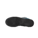 [Custom Blue Iceberg]  Dunk Skateboarding Shoes Unisex Low-top Black/Blue - Image 5