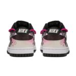 [Custom Zebra Millennium]  Dunk Skateboarding Shoes Women's Low-top Black/Red - Image 4