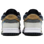 [Custom Women's non-biodegradable S-BOX]  Dunk Skateboarding Shoes Women's Low-top White/Brown - Image 4