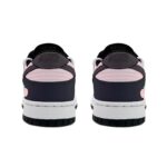 [Custom Grapes, white peaches]  Dunk Skateboarding Shoes Women's Low-top Black/powder - Image 4